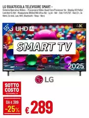 LG - 55UA75COLA Televisore Smart