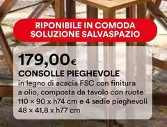 Console Pieghevole Console Pieghevole