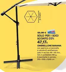 Solo - Ombrellone Banana