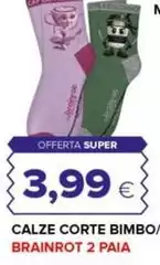Bimbo - Calze Corte / Brainrot 2 Paia