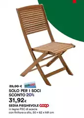 Coop - Sedia Pieghevole 