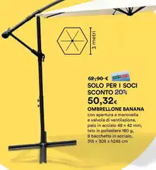 Ombrellone Banana