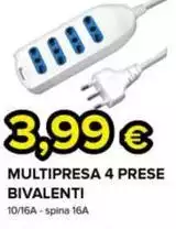 Multipresa 4 Prese Bivalenti Multipresa 4 Prese Bivalenti