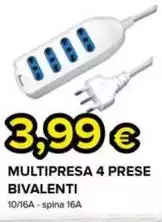 Multipresa 4 Prese Bivalenti Multipresa 4 Prese Bivalenti