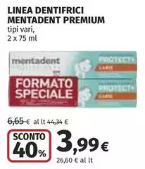 Mentadent - Linea Dentifrici Premium