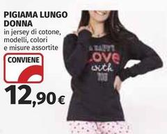 Jersey - Pigiama Lungo Donna