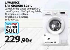 San giorgio - Lavatrice SG510