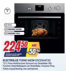 Electrolux - Forno 60cm EOC3S44TX2