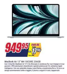 Fa - Macbook Air 13" M4 10core 256gb Fa - Macbook Air 13" M4 10core 256gb