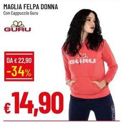 Guru - Maglia Felpa Donna