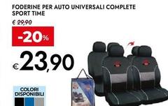 Sport Time - Foderine Per Auto Universali Complete 