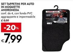 Andromeda - Set Tappetini Per Auto In Moquette 