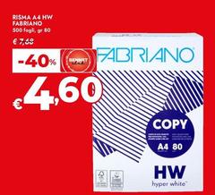 Fabriano - Risma A4 HW