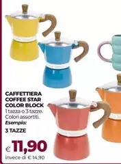 Star - Caffettiera Coffee  Color Block