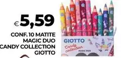 Giotto - Conf. 10 Matite Magic Duo