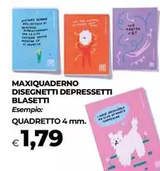 Blasetti - Maxiquaderno Diseghetti Depressetti Blasetti - Maxiquaderno Diseghetti Depressetti