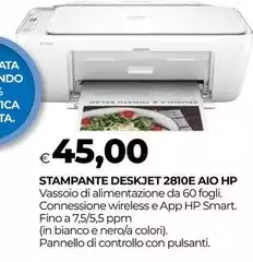 HP - Stampante Deskjet 2810E Aio