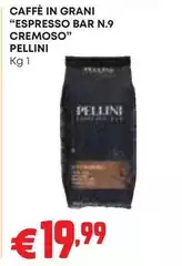 Pellini - Caffè In Grani "Espresso Bar N.9 Cremoso"