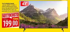 Hisense - Tv 43" UHD 4K Smart TV TVD