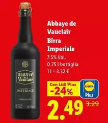 Abbaye De Vauclair - Birra Imperiale Abbaye De Vauclair - Birra Imperiale