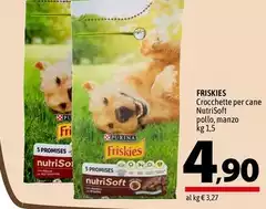 Friskies - Crocchette Per Cane Nutrisoft Pollo
