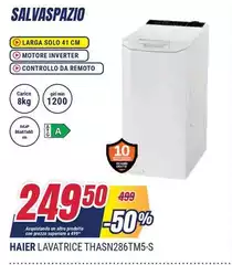 Haier - Lavatrice THASN286TMS