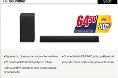 LG - Soundbar S40T