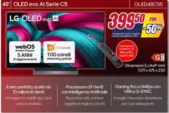 LG - OLED EVO Al serie C5 OLED48C55