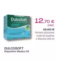 Dulcosoft - Dispositivo Medico Ce Dulcosoft - Dispositivo Medico Ce