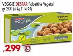 Despar - Veggie Polpettine Vegetali