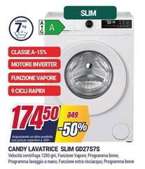 Candy - Lavatrice Slim Gd27s7s Candy - Lavatrice Slim Gd27s7s