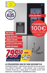 LG - Frigorifero Side By Side GSGV80PYLD