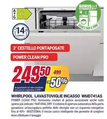 Whirlpool - Lavastoviglie Incasso W6ID7410S Whirlpool - Lavastoviglie Incasso W6ID7410S