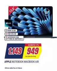 Apple - Notebook MacBook Air Apple - Notebook MacBook Air