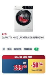 Aeg - Capacità Lavatrice LR6FEBG104