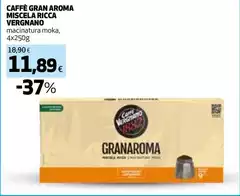 Vergnano - Caffè Gran Aroma Miscela Ricca