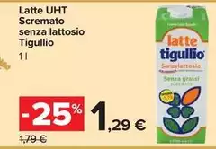 Tigullio - Latte UHT Scremato Senza Lattosio Tigullio - Latte UHT Scremato Senza Lattosio