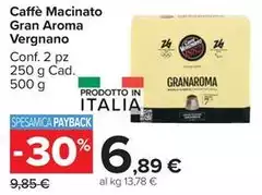 Vergnano - Caffè Macinato Gran Aroma
