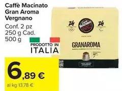 Vergnano - Caffè Macinato Gran Aroma