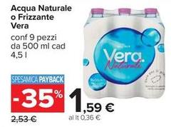 Vera - Acqua Naturale O Frizzante