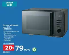 HP - Forno A Microonde Con Grill HMG231LD HP - Forno A Microonde Con Grill HMG231LD