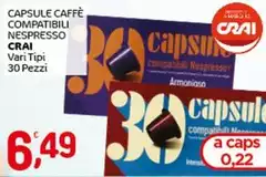 Crai - Capsule Caffè Compatibili Nespresso