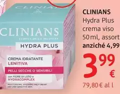 Clinians - Crema Viso 50 Ml, Assort.