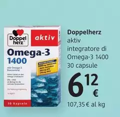 Doppelherz - Aktiv Integratore Di Omega-3 1400 30 Capsule