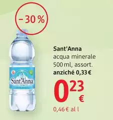 Sant'anna - Acqua Naturale Minerale 1.5 L, Assort. Sant'anna - Acqua Naturale Minerale 1.5 L, Assort.