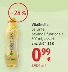 Vitasnella - Le Linfe Bevanda Funzionale 500 Ml, Assort.