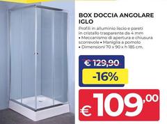 Box Doccia Angolare Iglo