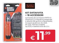 Black & Decker - Kit Svitavvita + 18 Accessori