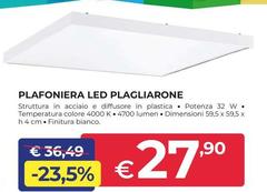 Plafoniera Led Plagliarone