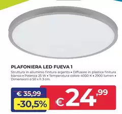 Plafoniera Led Fueva 1 Plafoniera Led Fueva 1